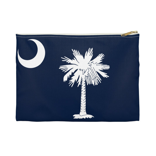 South Carolina Palmetto Moon and Tree Flag Accessory Pouch