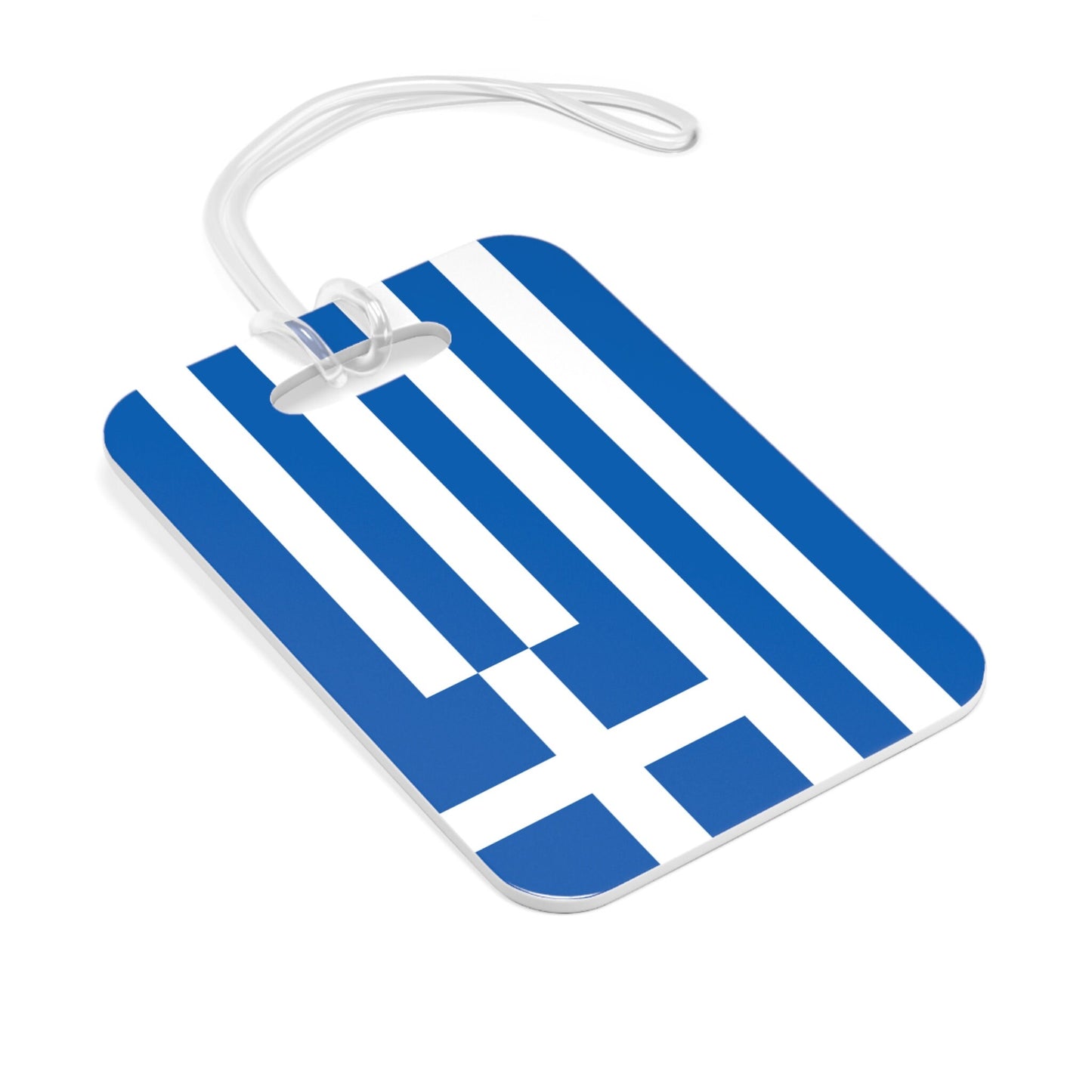 Greece Flag Luggage Bag Tag