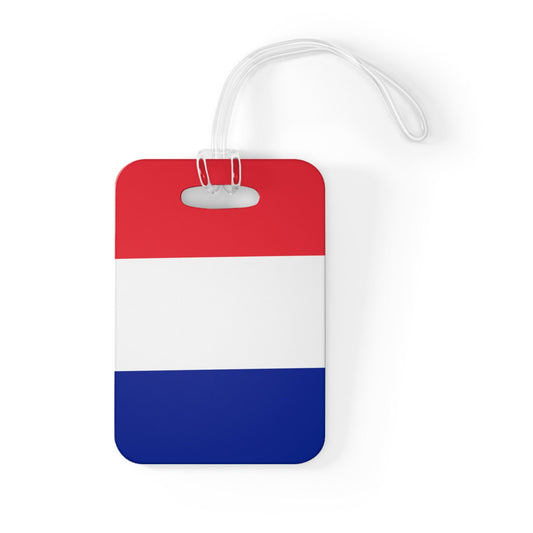 France Flag Luggage Bag Tag