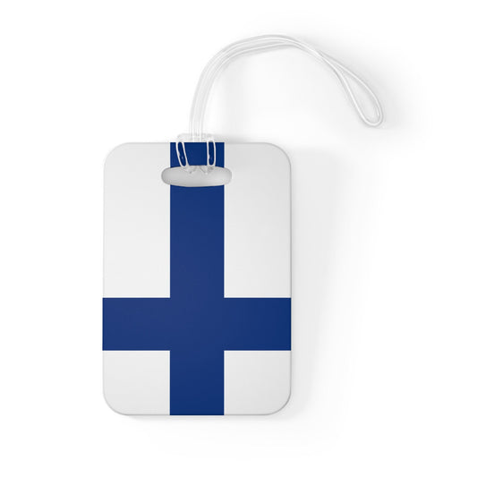 Finland Flag Luggage Bag Tag