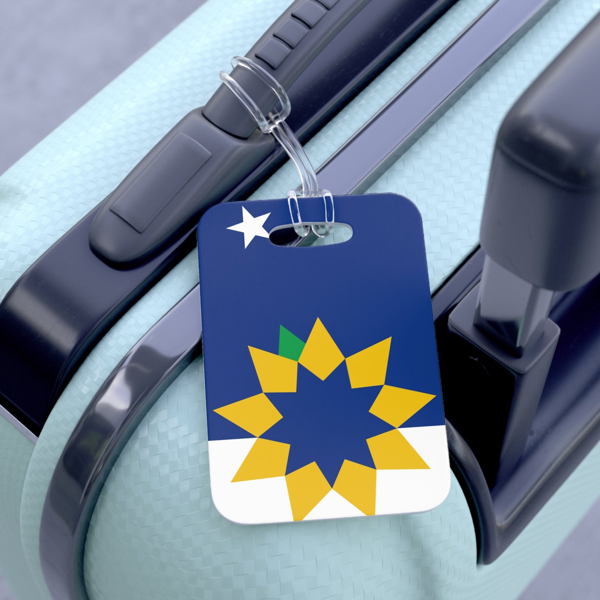 Topeka Kansas Flag Luggage Bag Tag