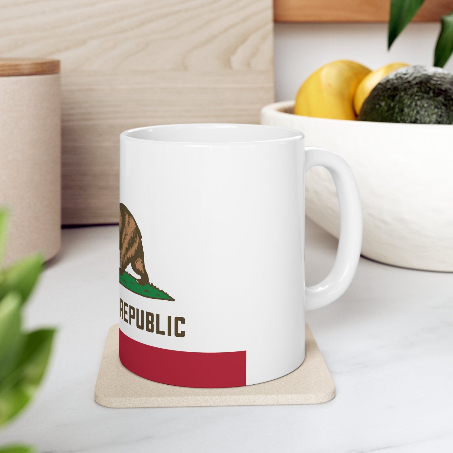 California Flag Ceramic coffee Mug 11oz