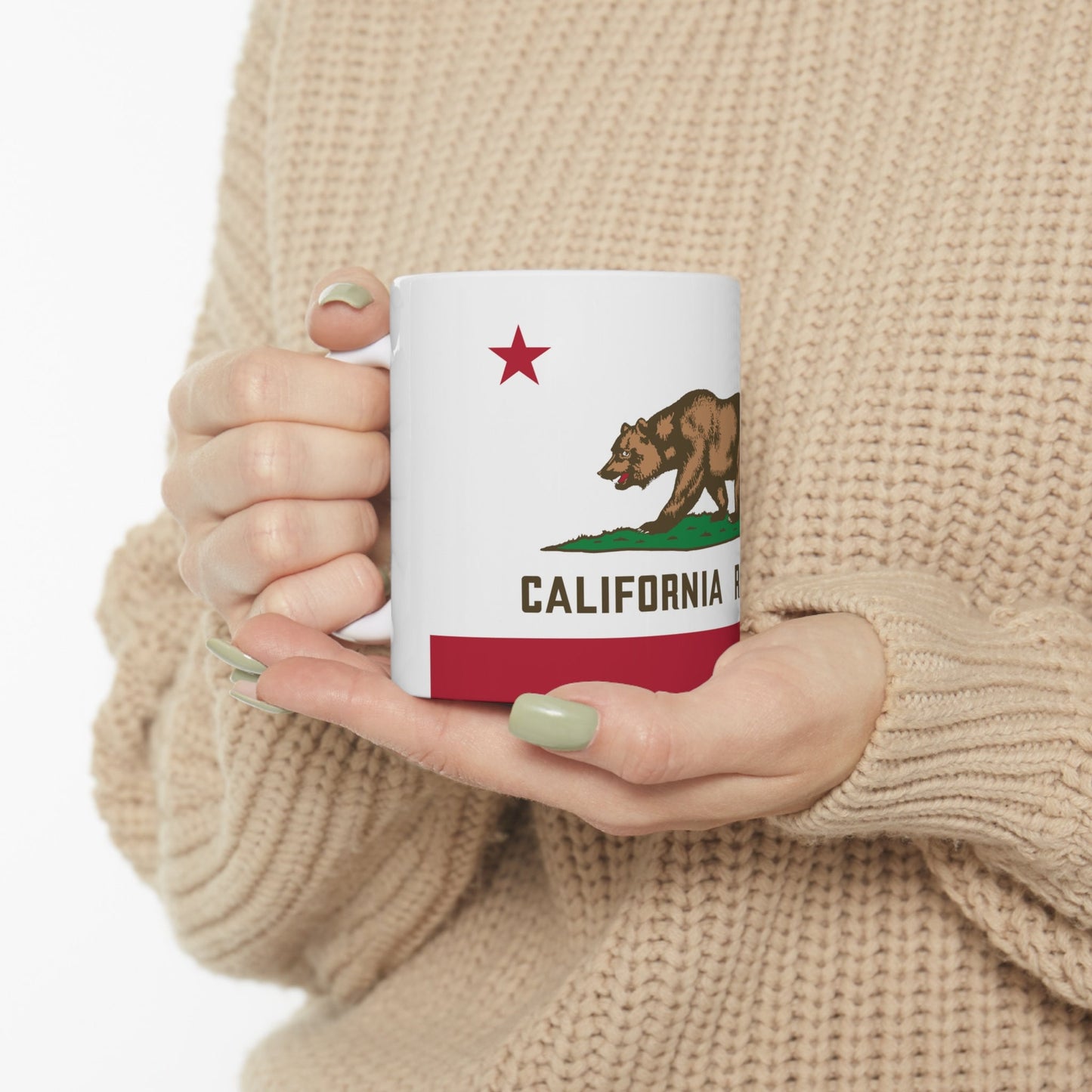 California Flag Ceramic coffee Mug 11oz