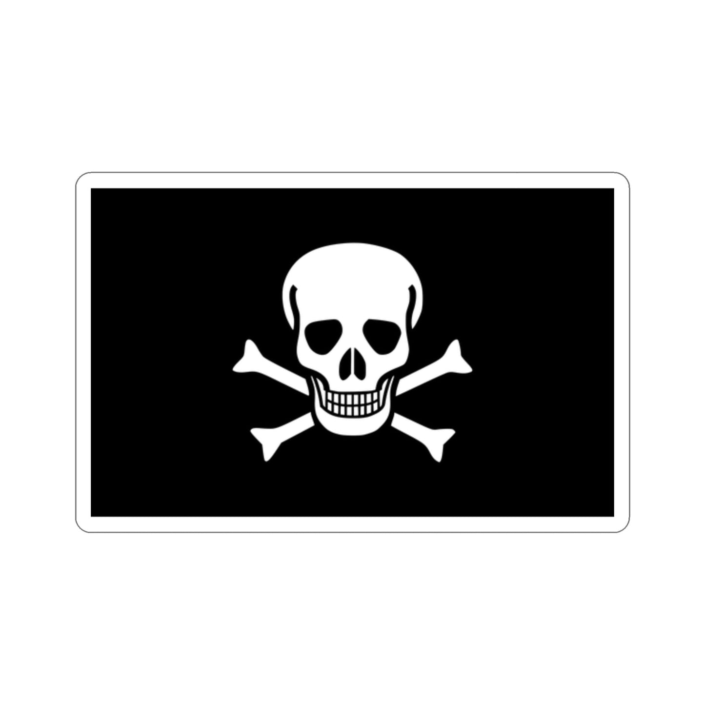 Jolly Roger Pirate Skull Flag Stickers