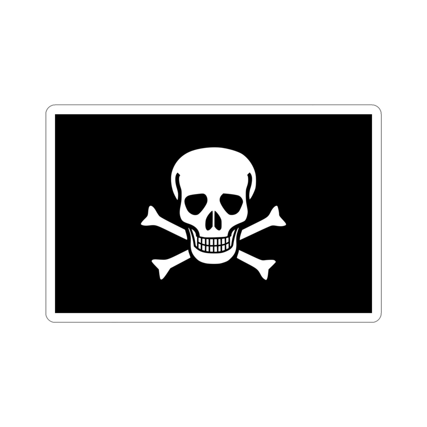 Jolly Roger Pirate Skull Flag Stickers