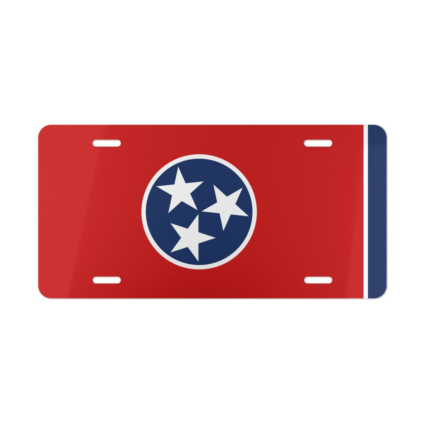 Tennessee State Flag Car Plate tag