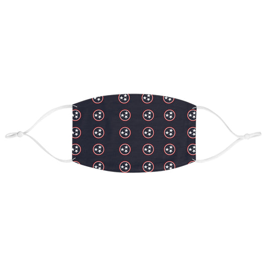 Tennessee Tri Star Flag Fabric Face Mask