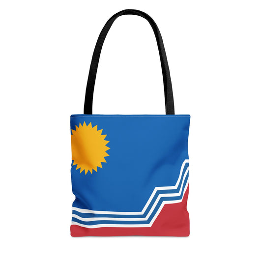 Sioux Falls South Dakota Flag Tote Bag