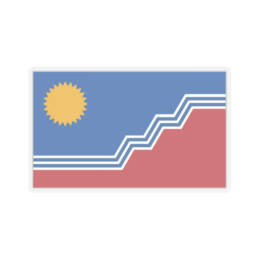 Sioux Falls South Dakota Flag Stickers