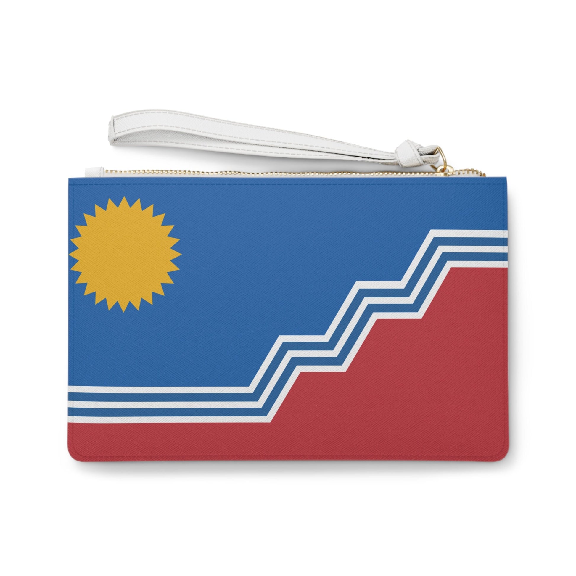 Sioux Falls South Dakota Flag Clutch Bag