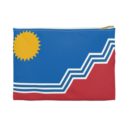 Sioux Falls South Dakota Flag Accessory Pouch