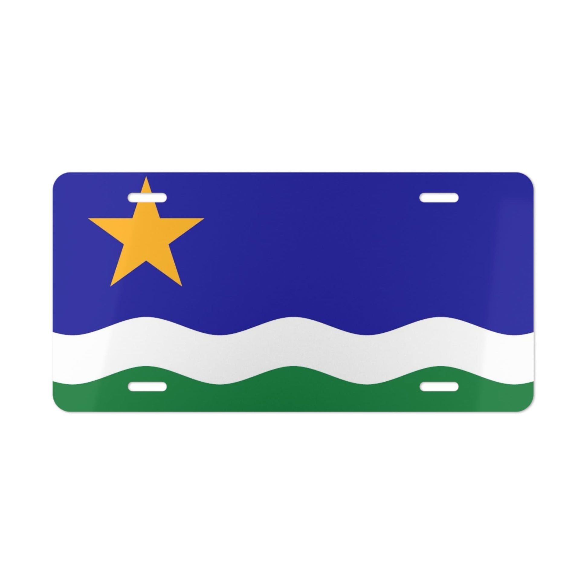 New Minnesota Flag Car Plate tag
