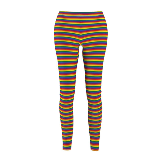 Rainbow gay pride Women's Cut & Sew Casual Leggings