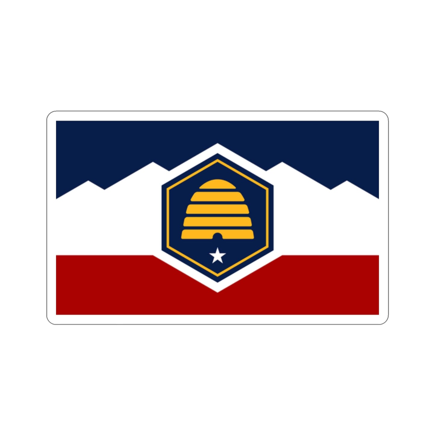 Utah Flag Stickers