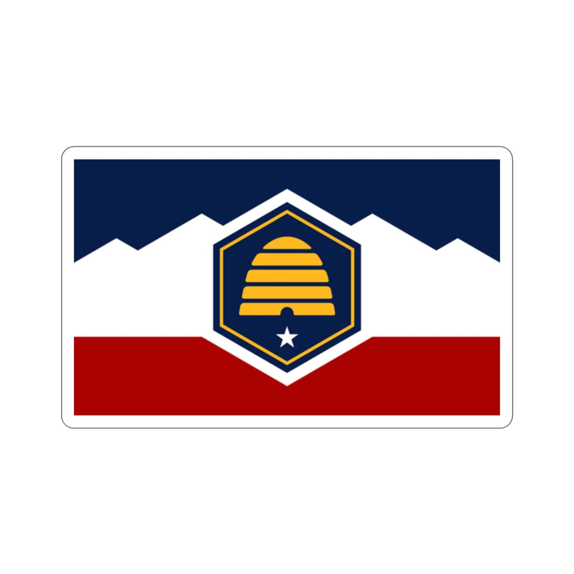 Utah Flag Stickers