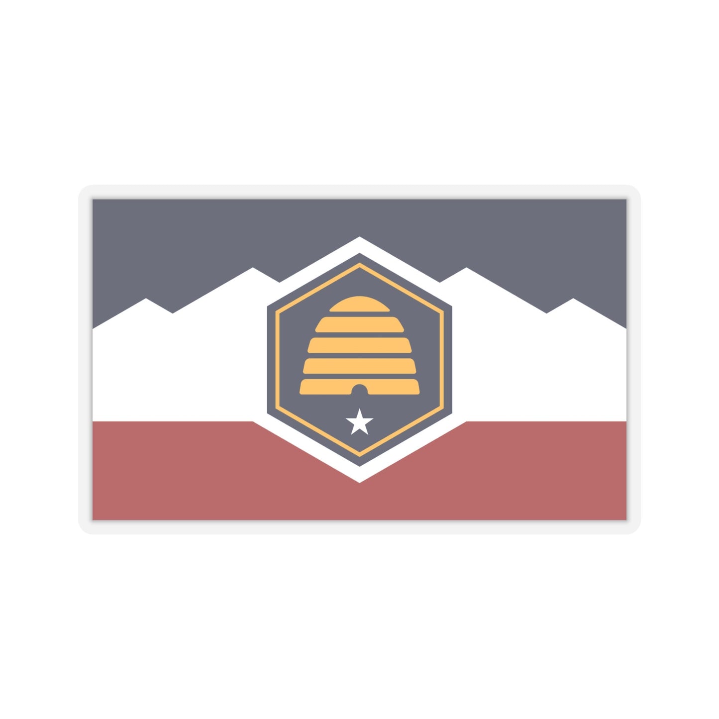 Utah Flag Stickers