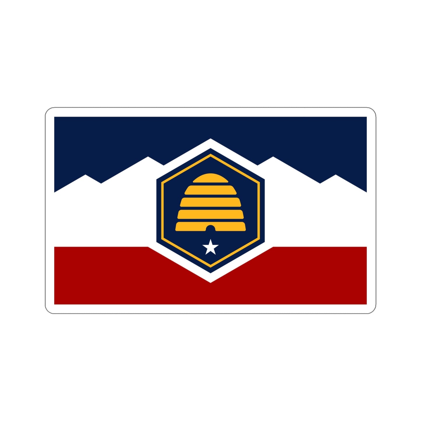 Utah Flag Stickers