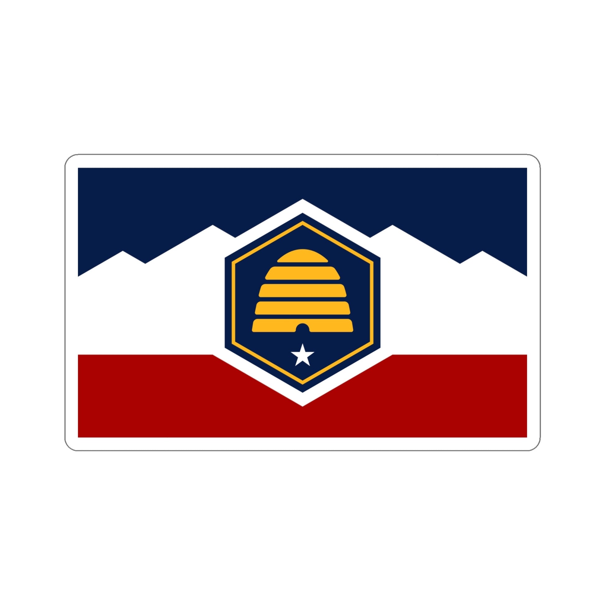 Utah Flag Stickers