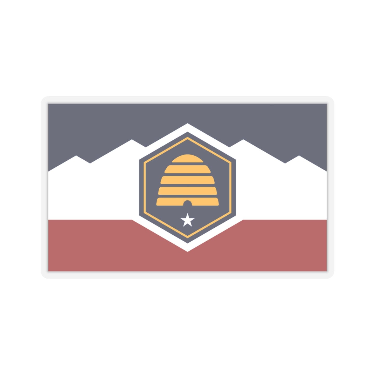 Utah Flag Stickers