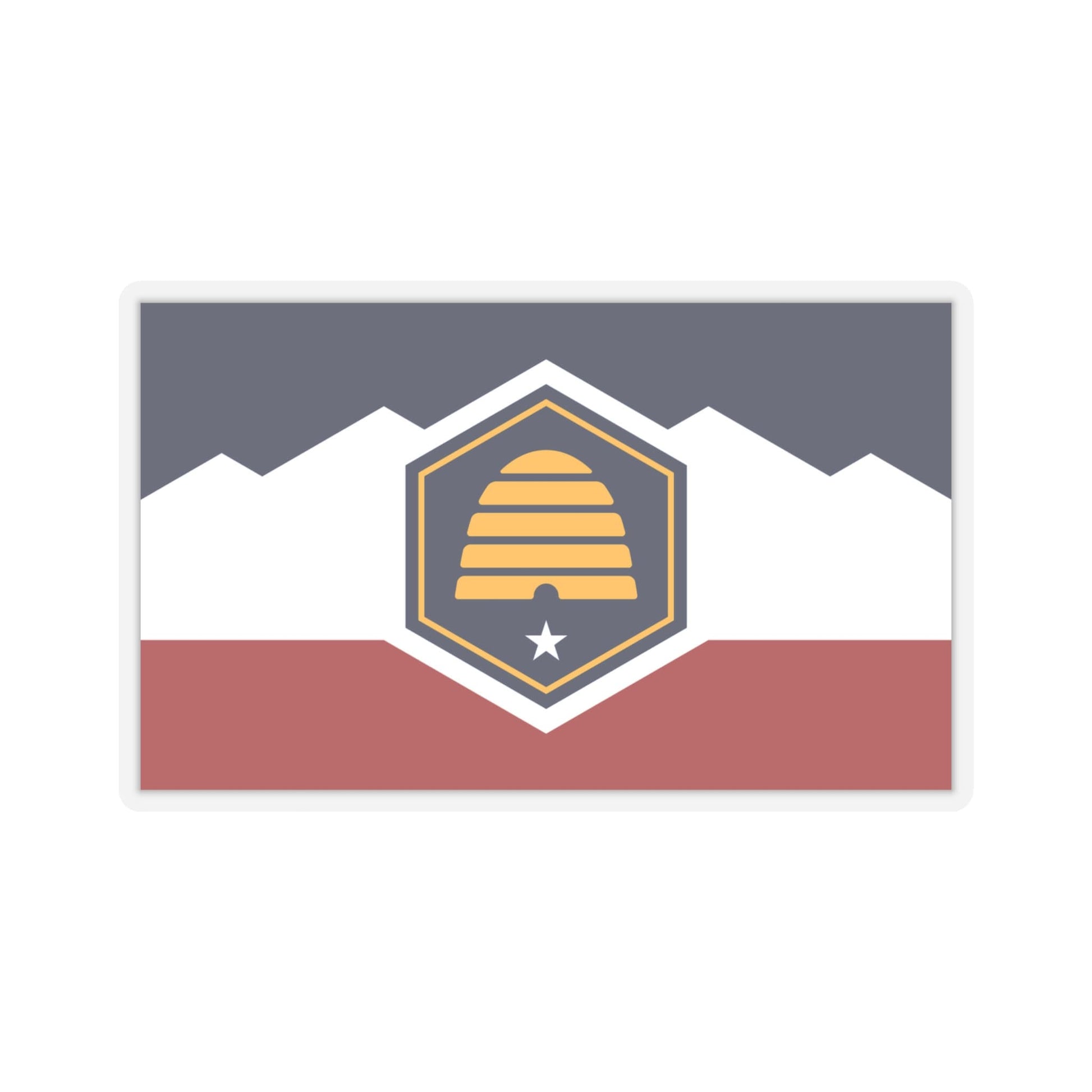 Utah Flag Stickers