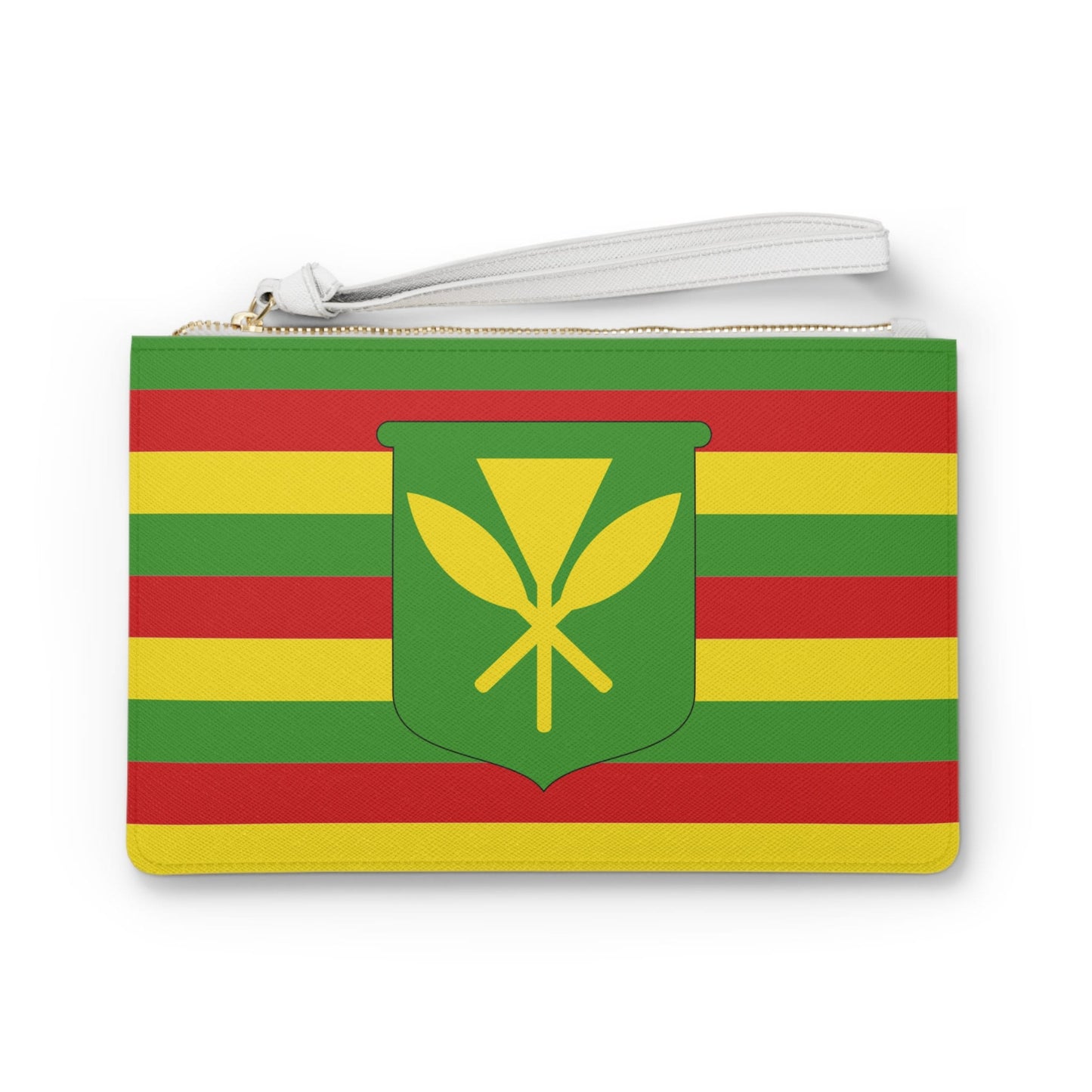 Kanaka Maoli Hawaii Flag Clutch Bag