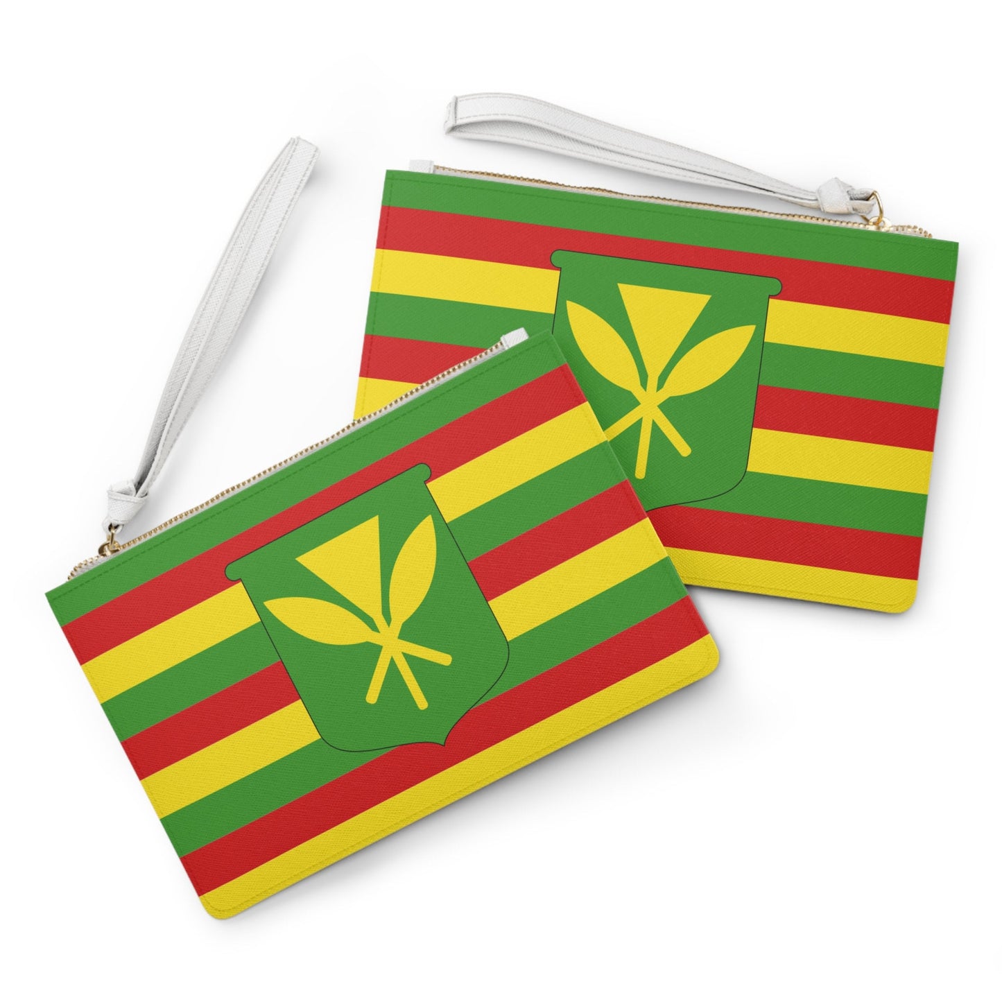 Kanaka Maoli Hawaii Flag Clutch Bag