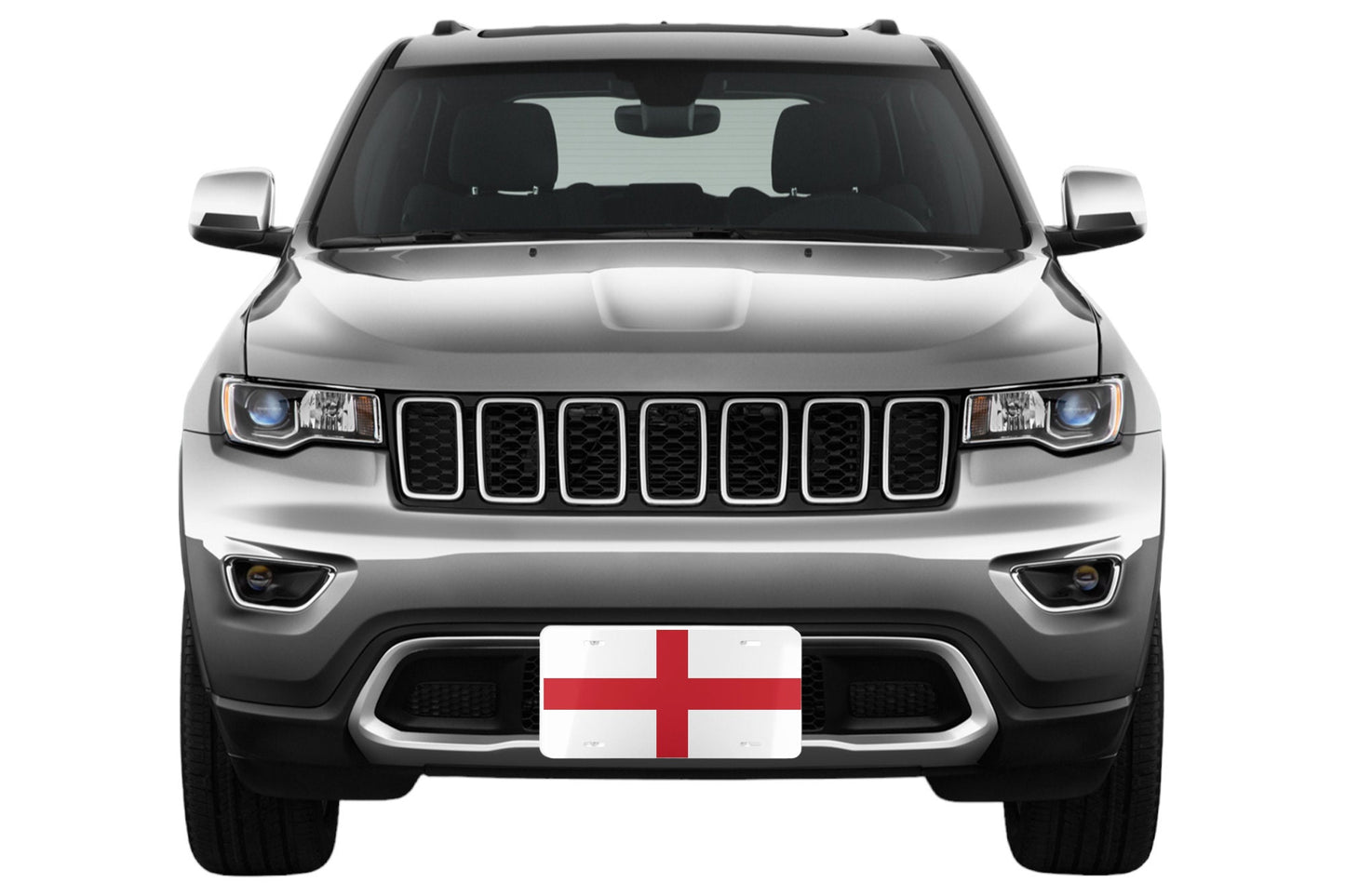 England Flag Car Plate tag