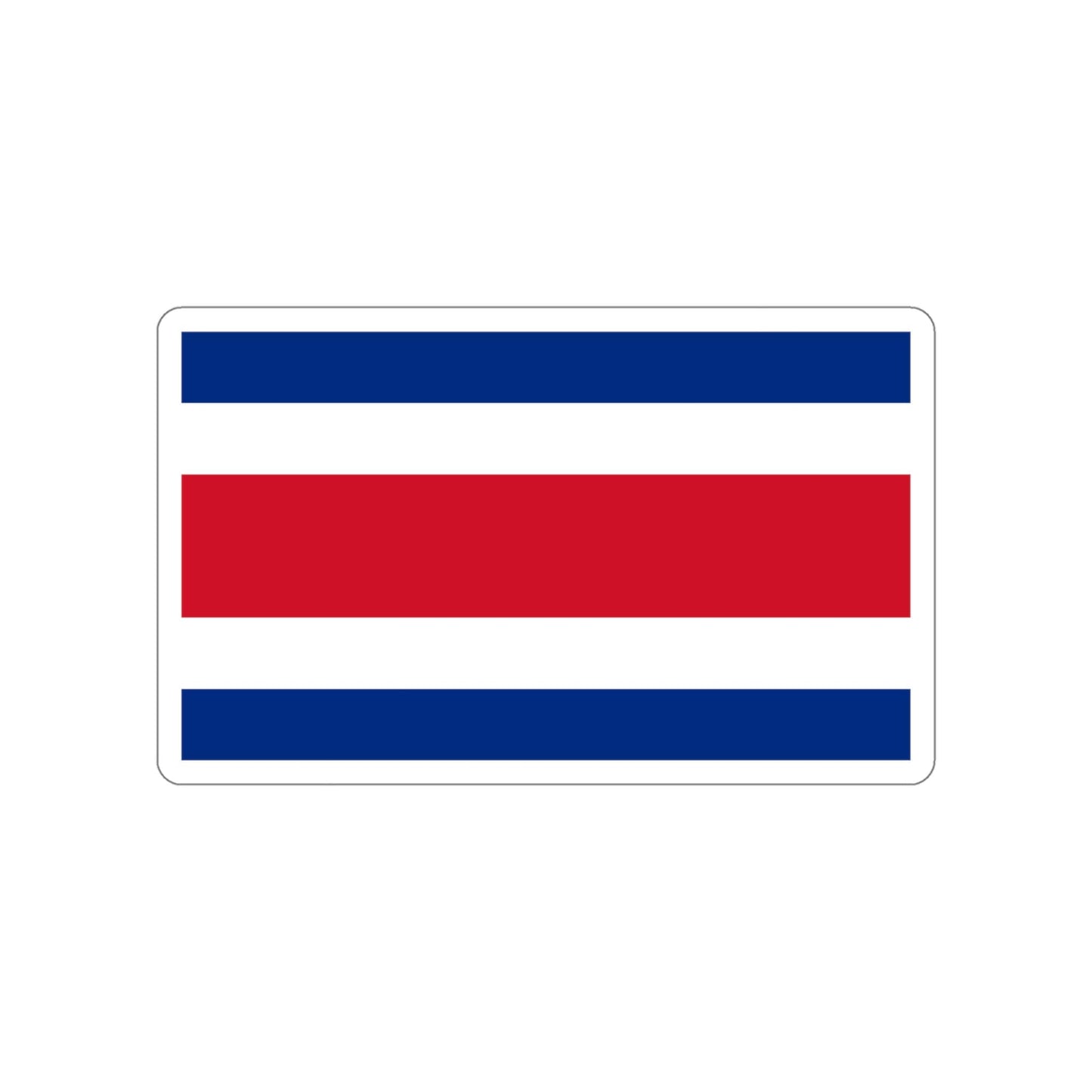 Costa Rica Flag Stickers