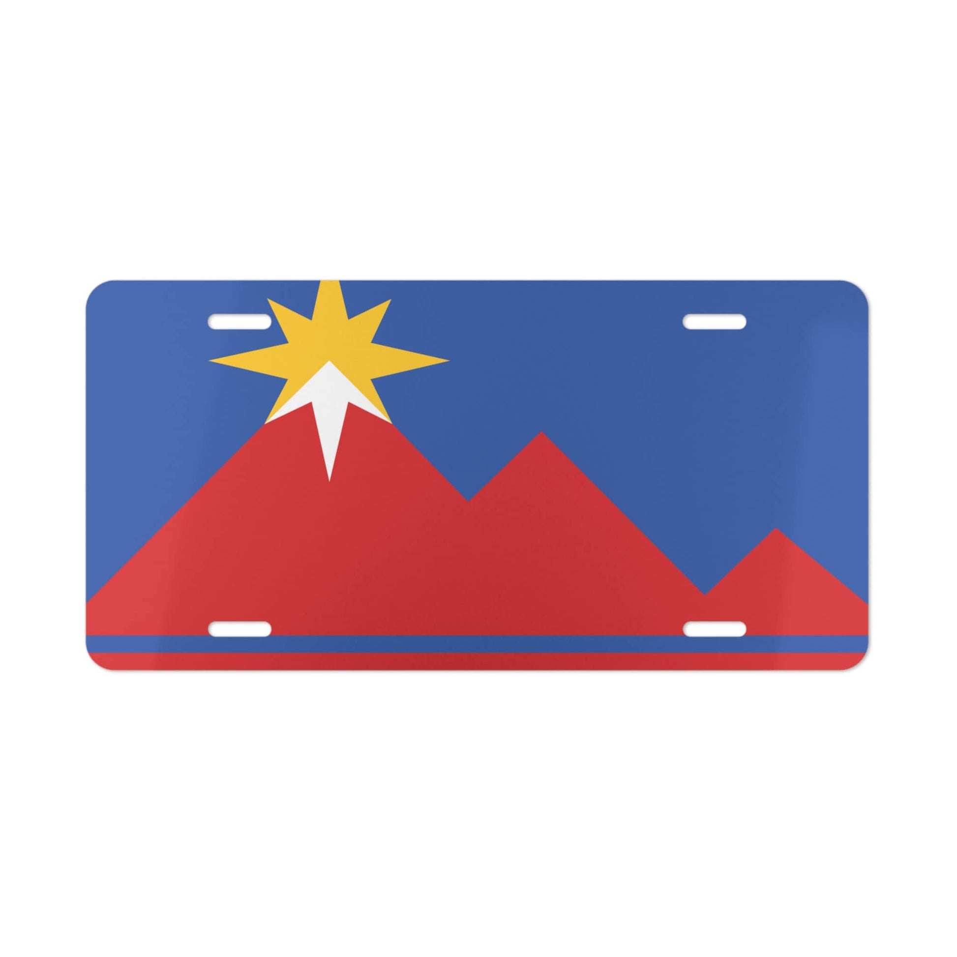 Pocatello Idaho Flag Car Plate tag