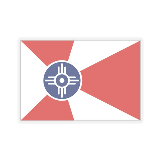 Witchita Kansas Flag Stickers