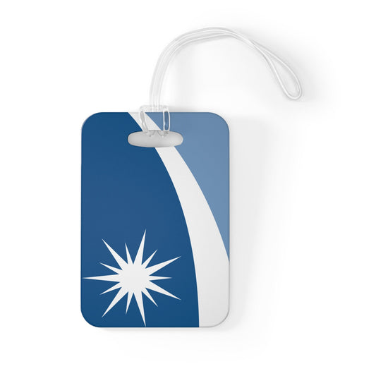 Crystal Minnesota Flag Luggage Bag Tag