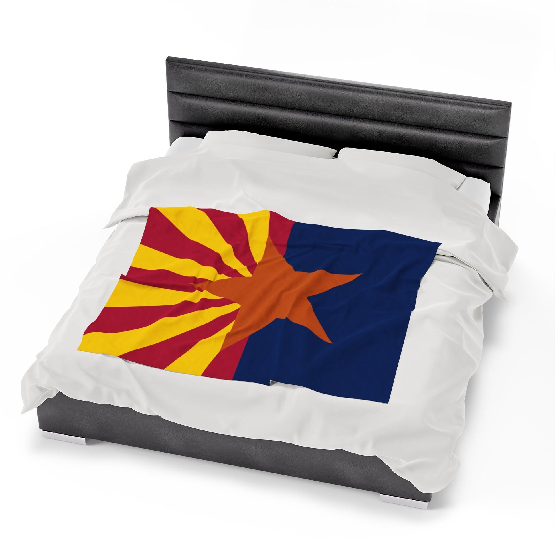 Arizona Flag Velveteen Plush Blanket