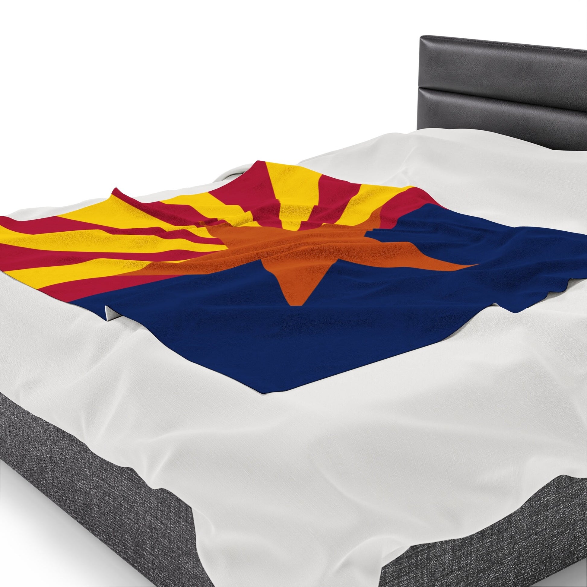Arizona Flag Velveteen Plush Blanket