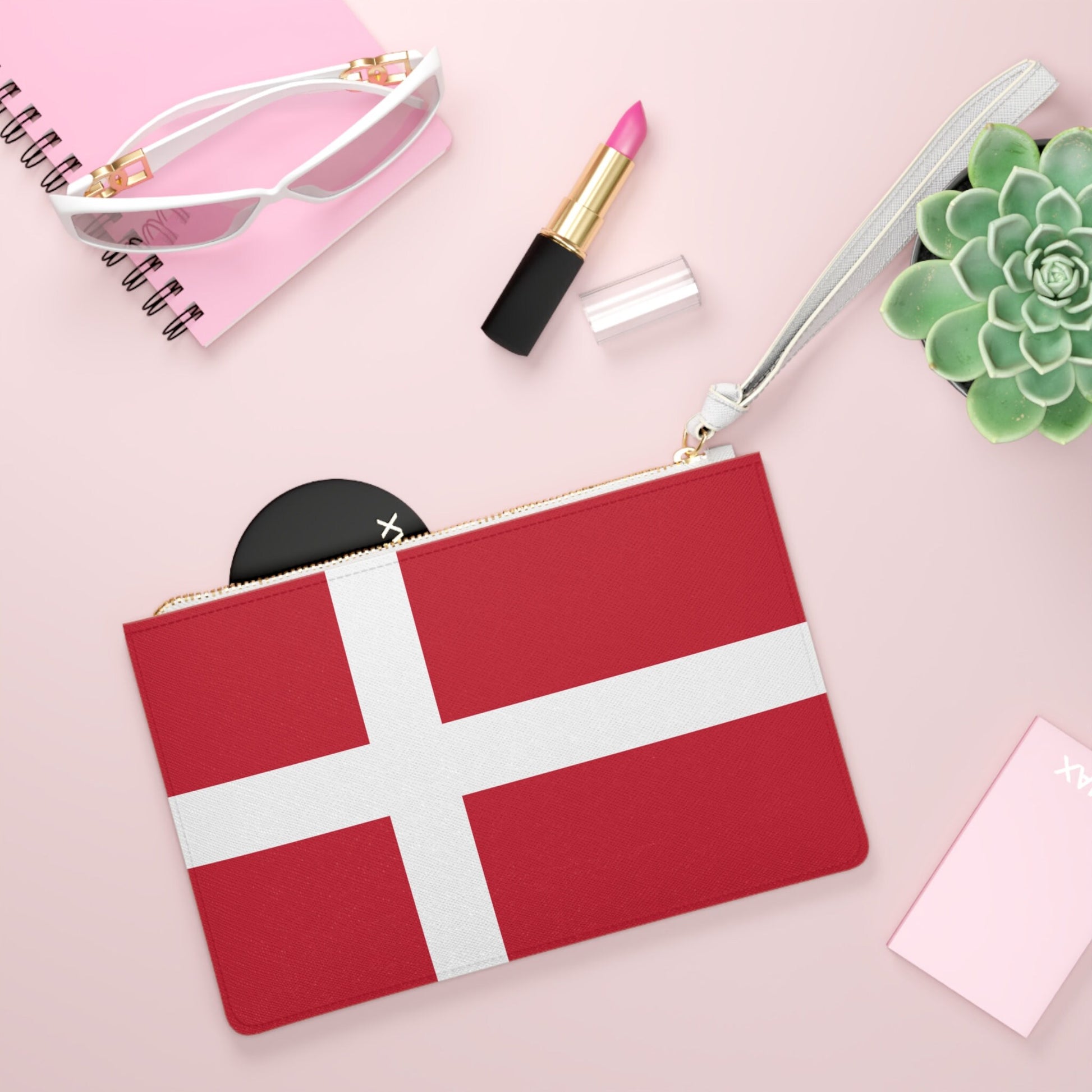 Denmark Flag Clutch Bag