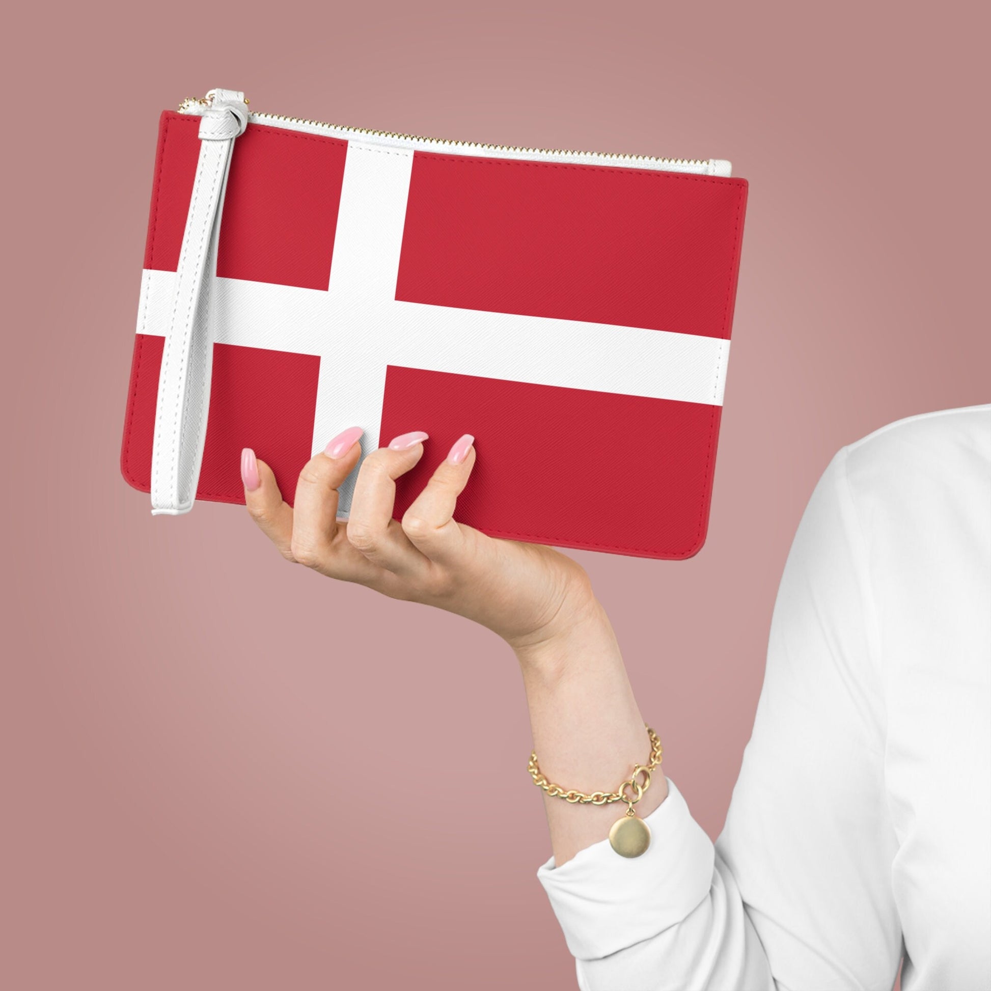 Denmark Flag Clutch Bag