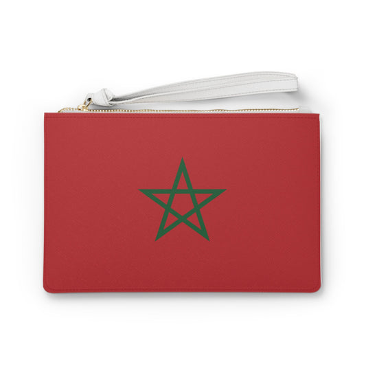 Morocco Flag Clutch Bag