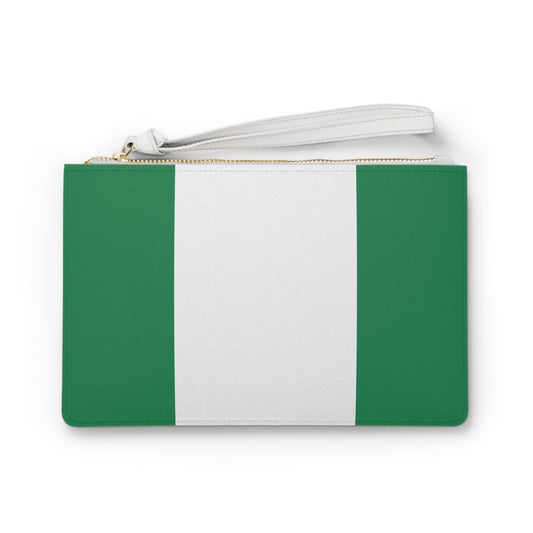 Nigeria Flag Clutch Bag