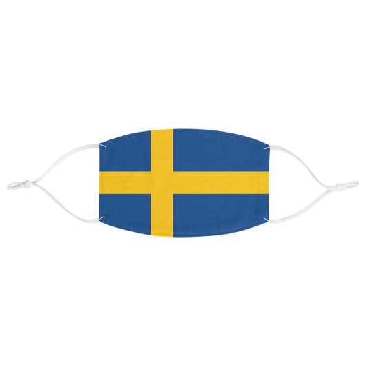 Sweden Flag Fabric Face Mask