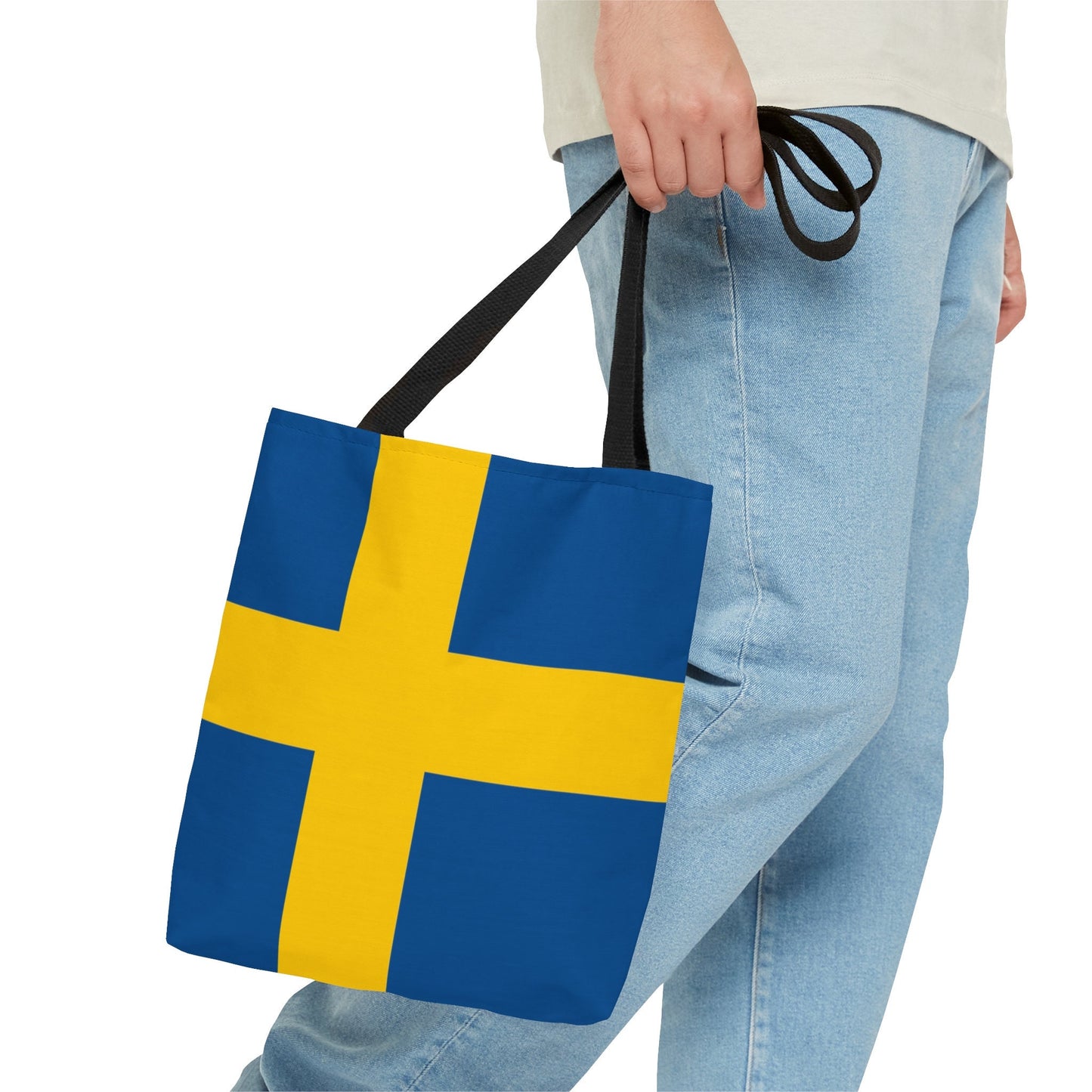 Sweden Flag Tote Bag