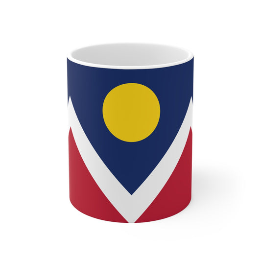 Denver Colorado Flag Ceramic Mug 11oz