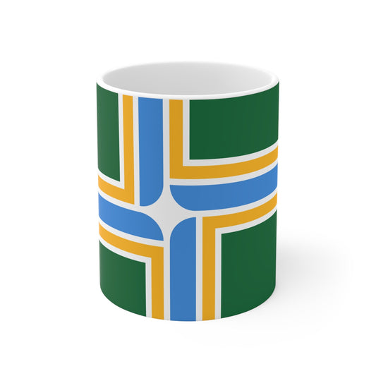 Portland Oregon Flag Ceramic coffee Mug 11oz