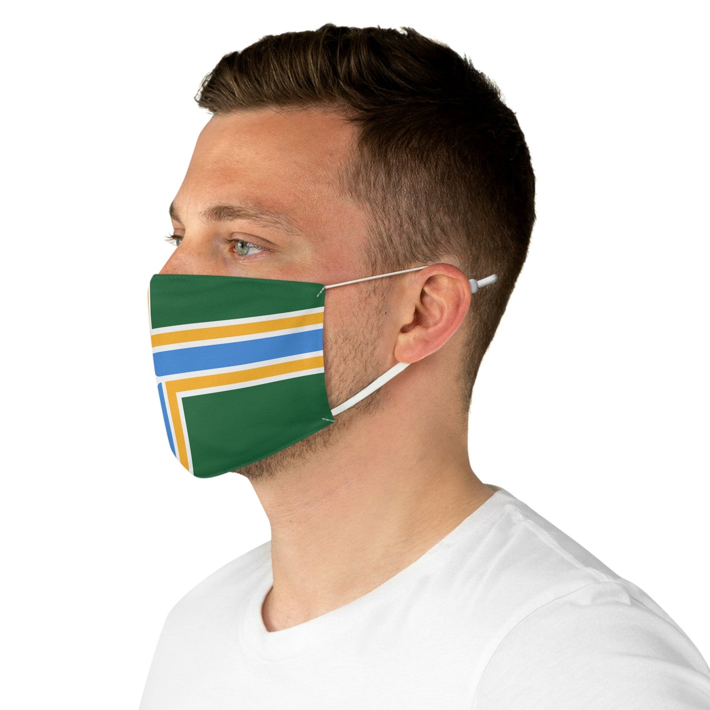 Portland Oregon City Flag Fabric Face Mask