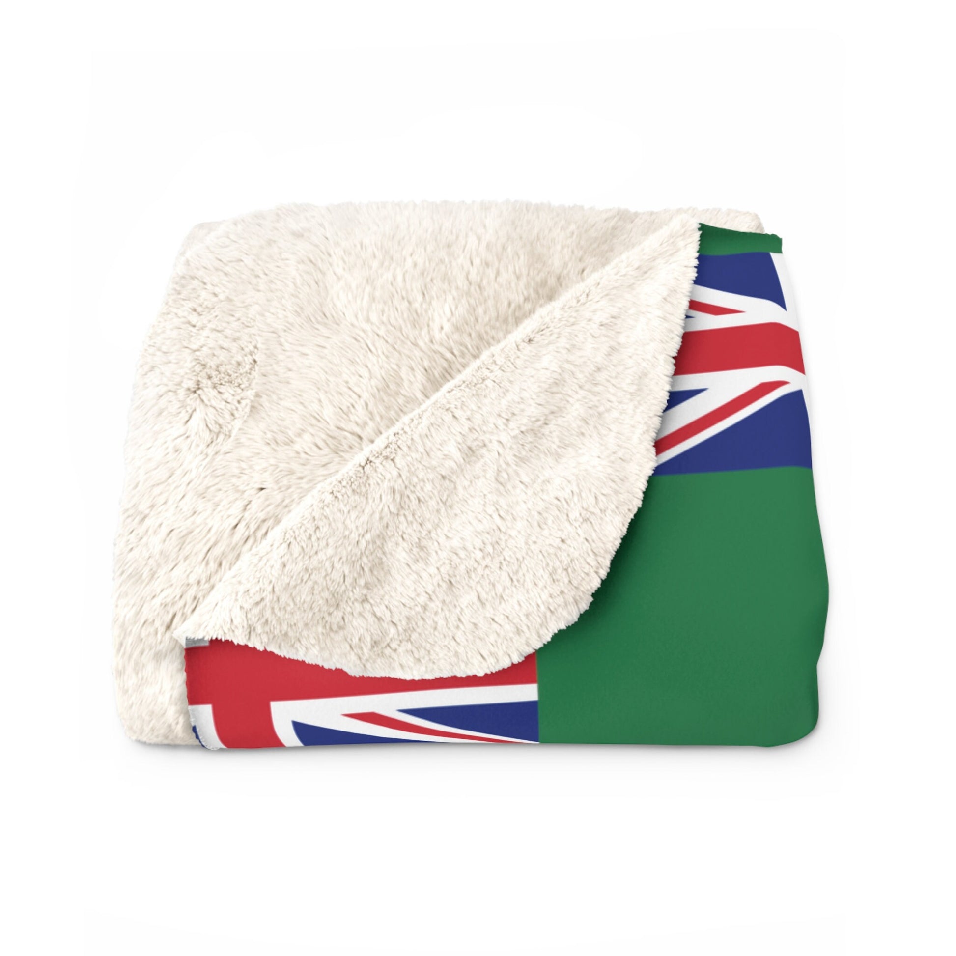 United Kingdom UK Sherpa Fleece Blanket