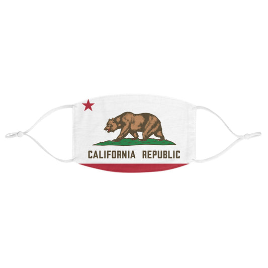 California Flag Fabric Face Mask