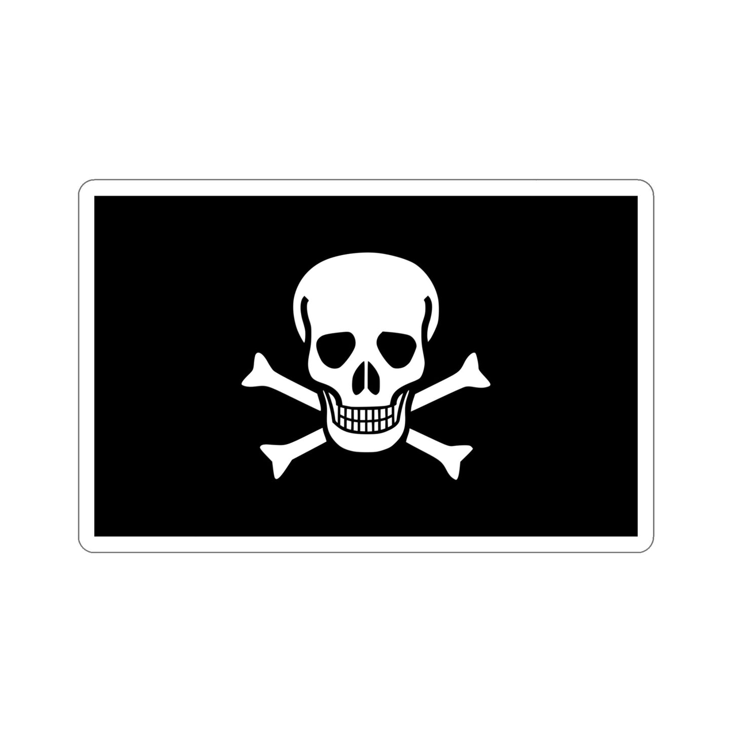 Jolly Roger Pirate Skull Flag Stickers