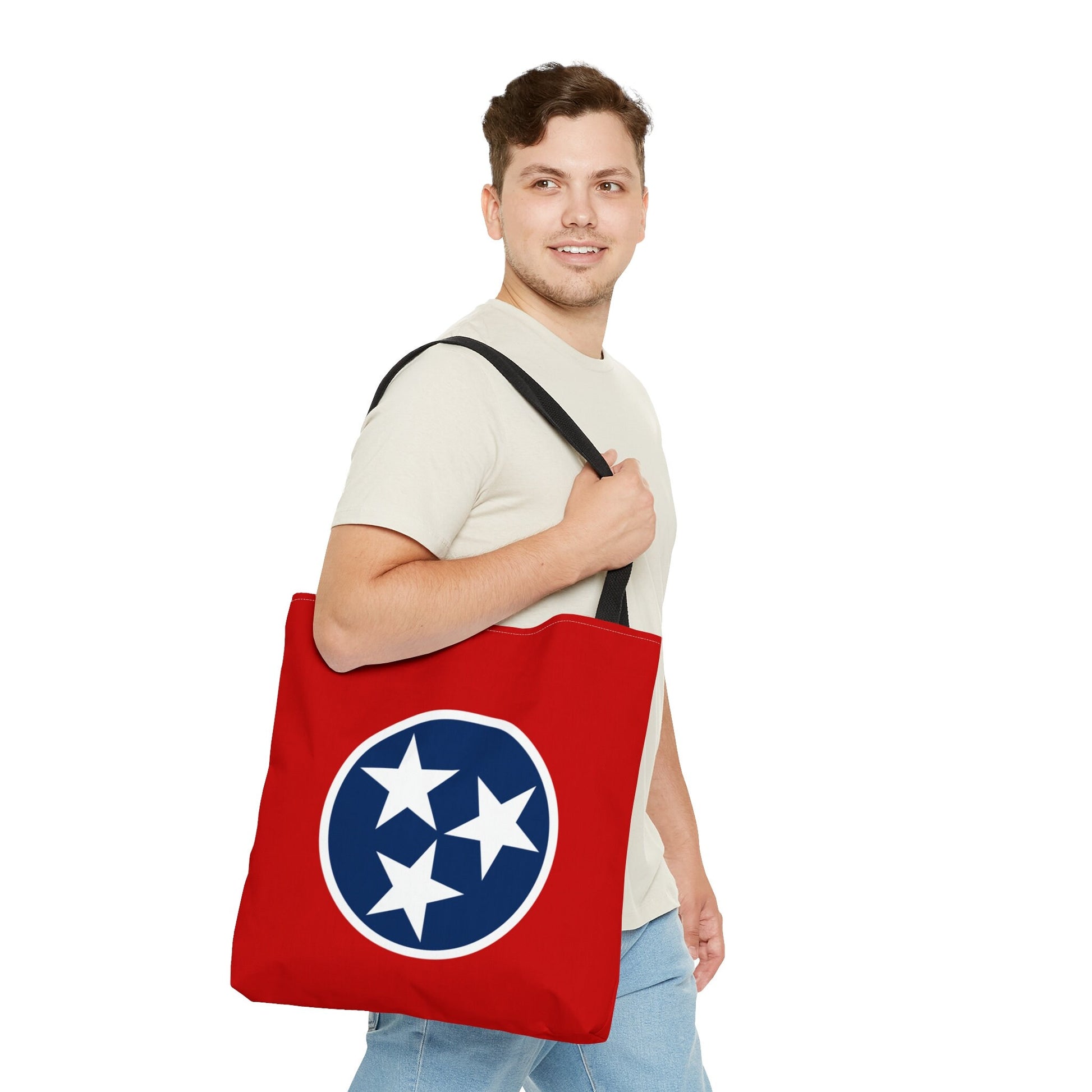 Tennessee Tri Star Flag Tote Bag