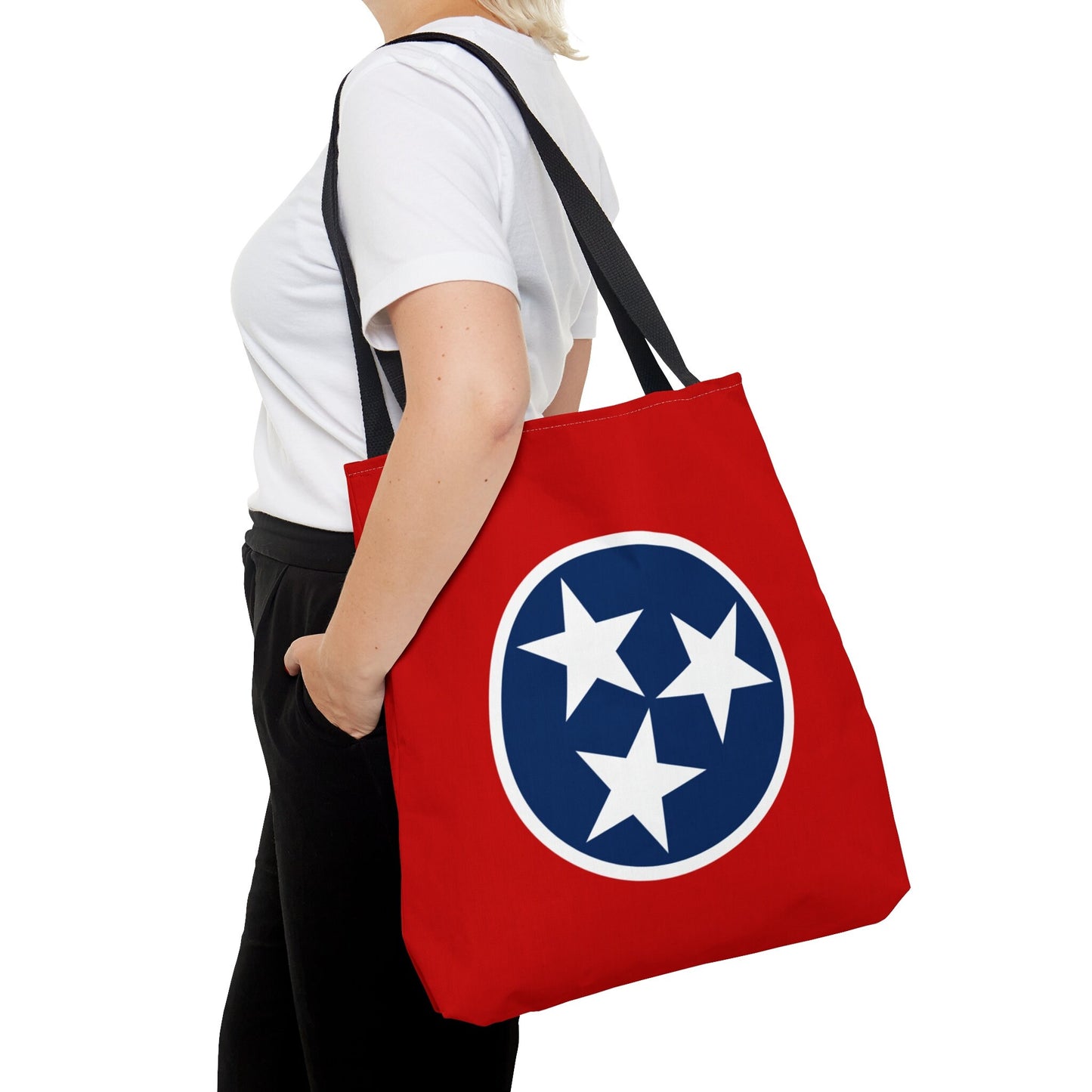 Tennessee Tri Star Flag Tote Bag