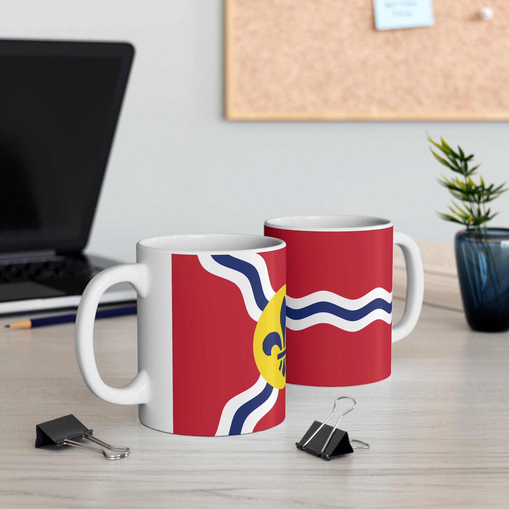 St. Louis Missouri Flag Ceramic Mug 11oz