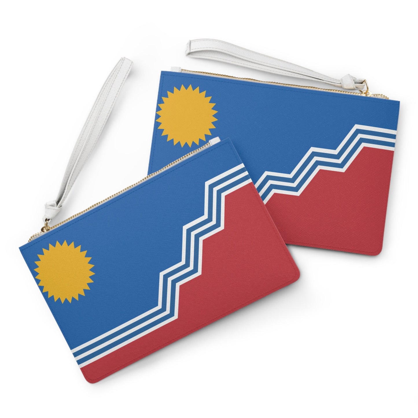 Sioux Falls South Dakota Flag Clutch Bag