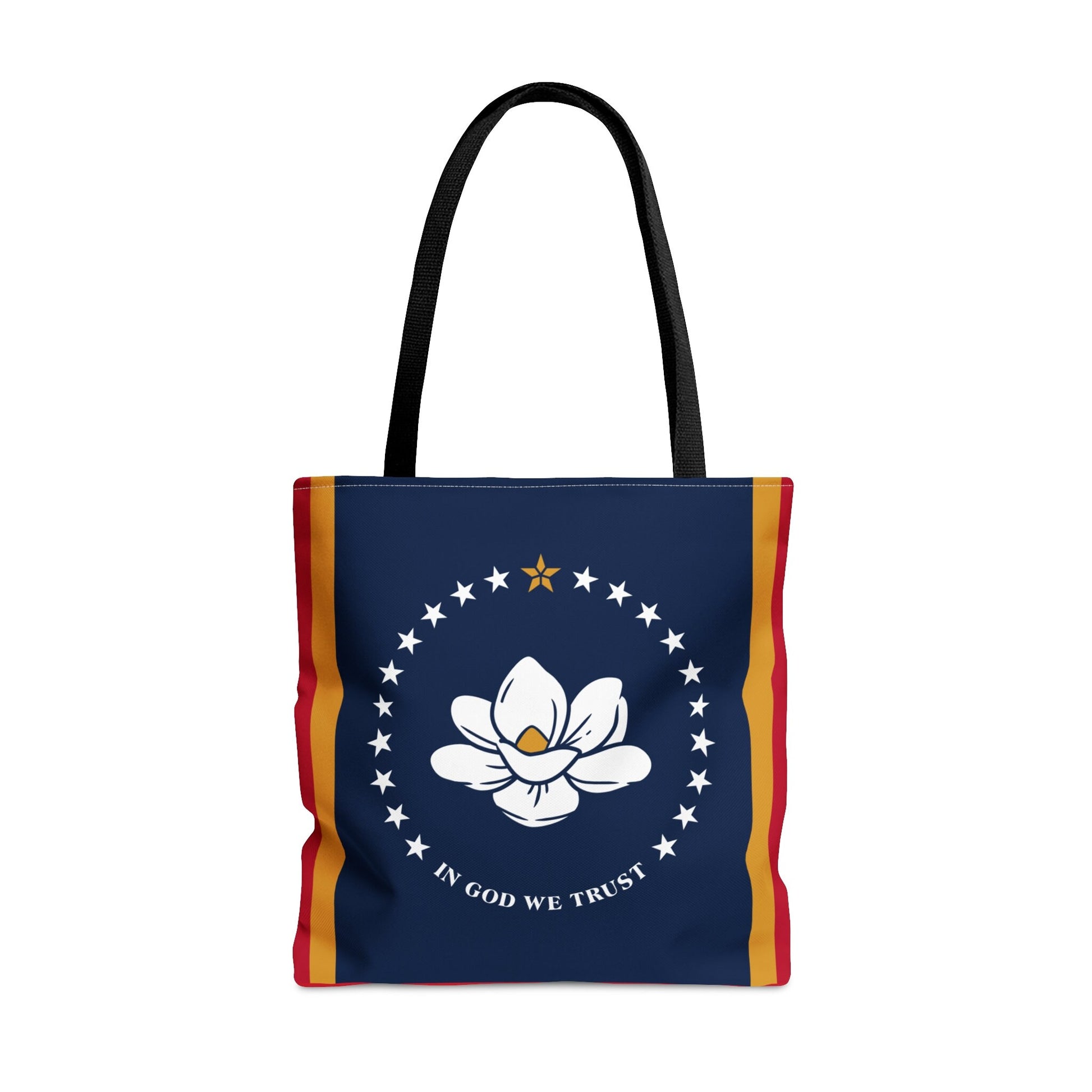 Mississippi Flag Travel Tote Bag, care package gift, housewarming gift, new home gift